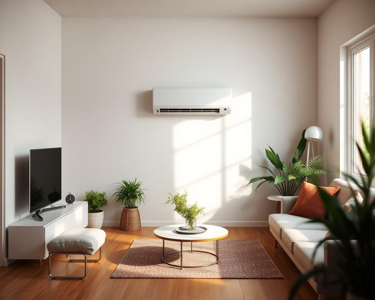 Modern wandmodel airco in strak interieur